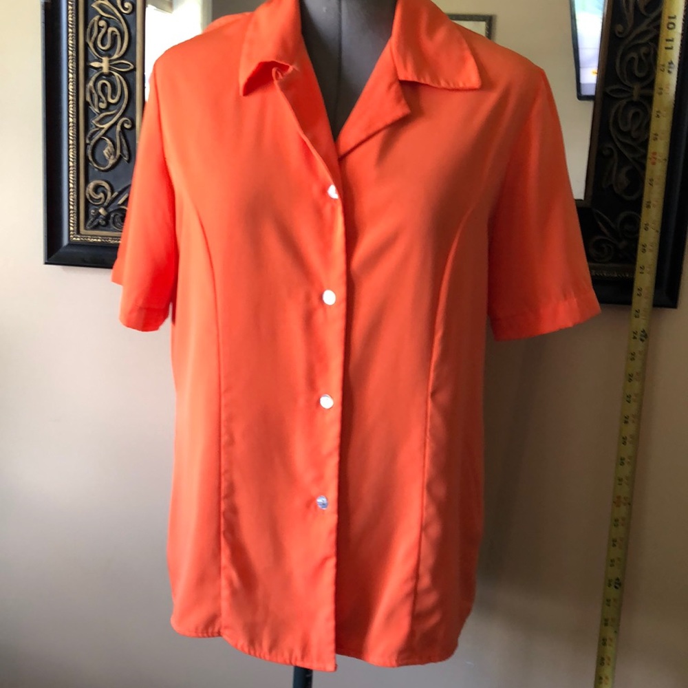 Erens button up Polyester ladies shirt